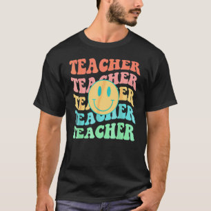 Retro Teacher Inspirational Colourful Elementary S T-Shirt