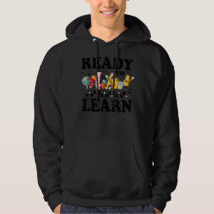 Retro Teacher Life Daisy Hippy Be Kind Back To Sch Hoodie