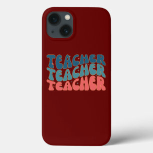 Retro Teacher School Teacher Men's iPhone 13 Case