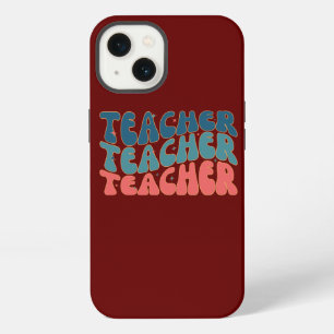 Retro Teacher School Teacher Men's iPhone 13 Case