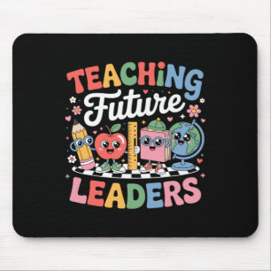 Retro Teaching Future Leaders Fun Back To School T Mouse Pad