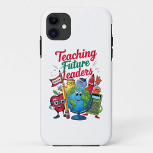 Retro Teaching Future Leaders Teacher School Case-Mate iPhone Case