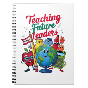 Retro Teaching Future Leaders Teacher School  Notebook