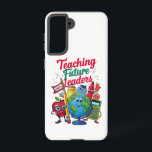 Retro Teaching Future Leaders Teacher School  Samsung Galaxy Case<br><div class="desc">Retro Teaching Future Leaders Groovy Teacher Back To School</div>