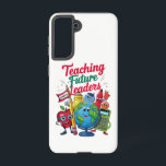 Retro Teaching Future Leaders Teacher School  Samsung Galaxy Case<br><div class="desc">Retro Teaching Future Leaders Groovy Teacher Back To School</div>