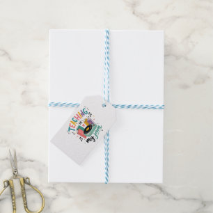 Retro Teaching Is My Jam Vinyl Record Teacher Gift Tags