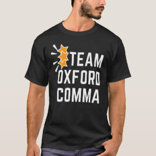 Retro Team Oxford Comma Preservation Society T-Shirt