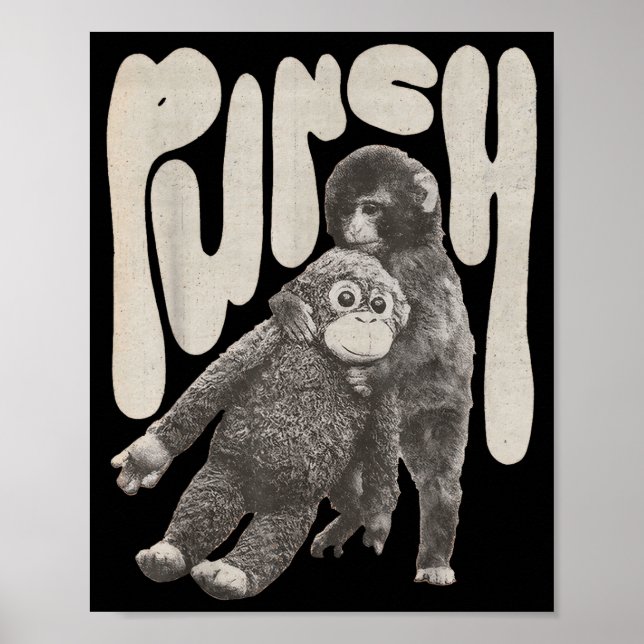 Retro Team Punch Baby Monkey Poster (Front)