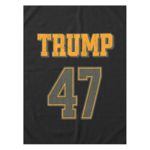 Retro Team Trump 47 Vintage Tablecloth