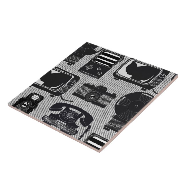 Retro technology tile (Side)