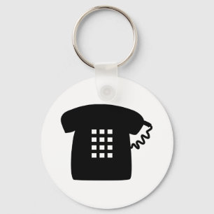 Retro Telephone Key Ring
