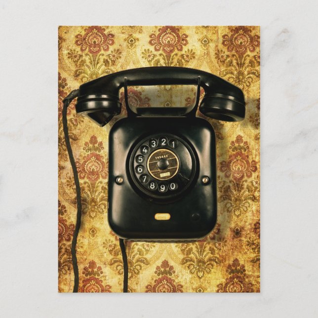 Retro telephone postcard (Front)