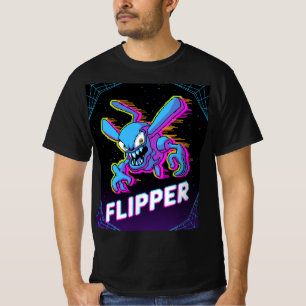 Retro Tempest Flipper Arcade Villain Cartoon Tee