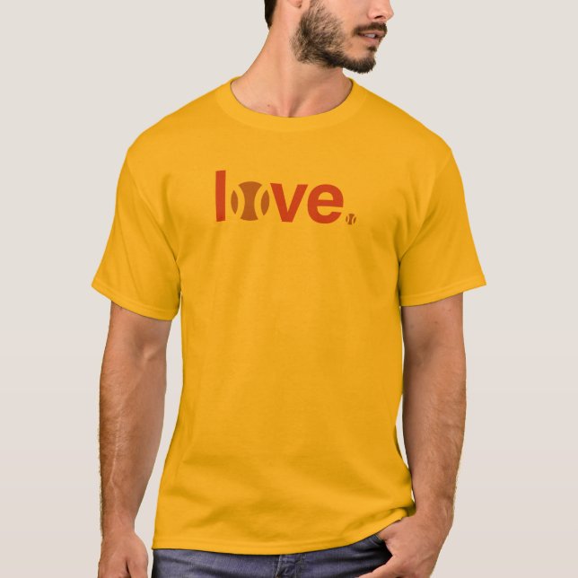 Retro Tennis Love T-shirt (Front)