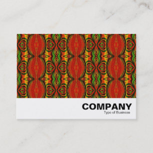 Retro Terrazzo Pattern Business Card
