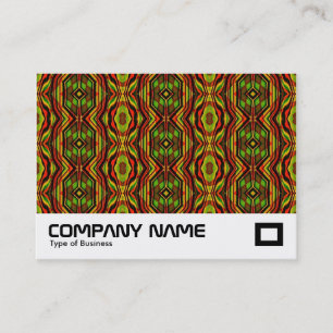 Retro Terrazzo Pattern Business Card