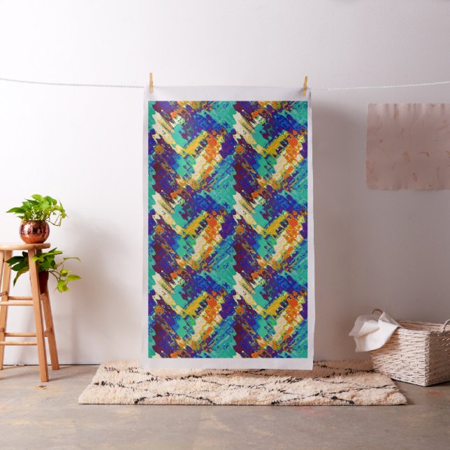 Retro texture abstract design fabric (In Situ)