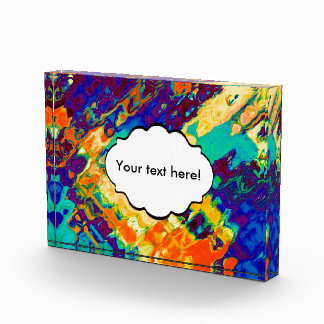 Retro texture abstract design photo block