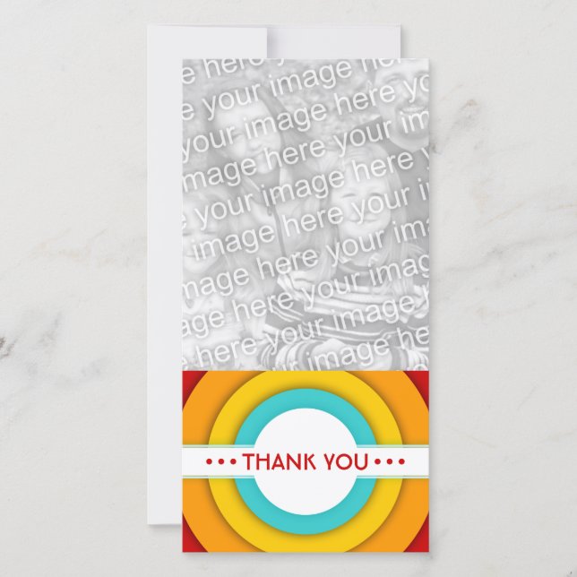 retro THANK YOU Card (Front)