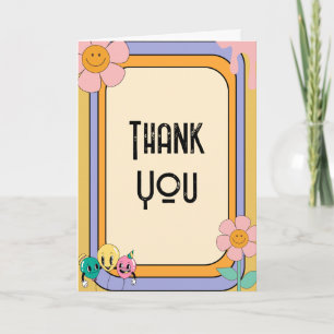 Retro Thank You Card