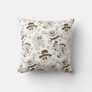 Retro Thanksgiving Cushion