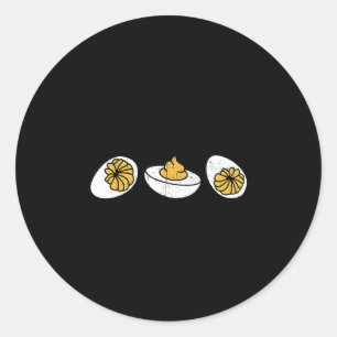 Retro Thanksgiving Dinner You Know Why I'm Here De Classic Round Sticker