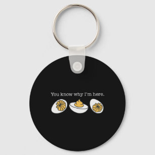 Retro Thanksgiving Dinner You Know Why I'm Here De Key Ring