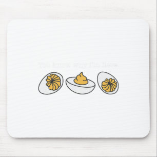 Retro Thanksgiving Dinner You Know Why I'm Here De Mouse Pad