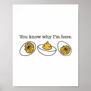 Retro Thanksgiving Dinner You Know Why I'm Here De Poster