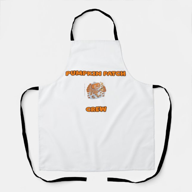 Retro Thanksgiving Turkey – Fall Harvest Design Ov Apron (Front)