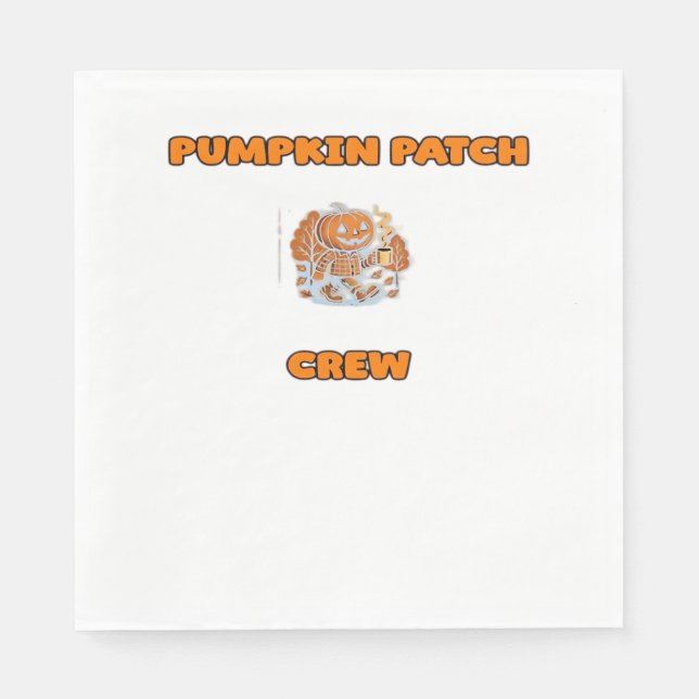Retro Thanksgiving Turkey – Fall Harvest Design Ov Napkin (Front)
