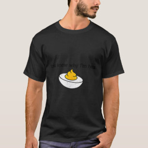 Retro Thanksgiving You Know Why I'm Here Deviled E T-Shirt