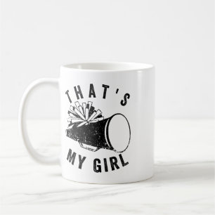 Retro That's My Girl Cheer Mum Cheer Leading Girl Coffee Mug