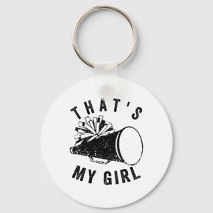 Retro That's My Girl Cheer Mum Cheer Leading Girl Key Ring