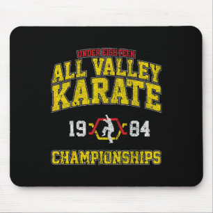 Retro The Karate Vintage All Valley Karate Champio Mouse Pad
