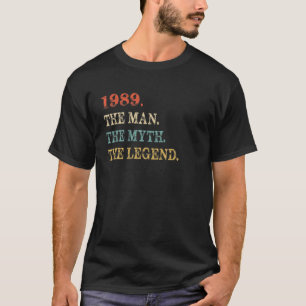 Retro The Myth The Legend 1989 30Th Birthday Gift T-Shirt