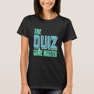 Retro The Quiz Game Master Awesome  Present T-Shirt
