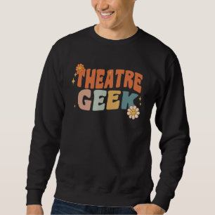 Retro Theatre Geek Teacher Women Kids Auditorium C Sweatshirt