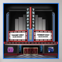 Retro Theatre Poster