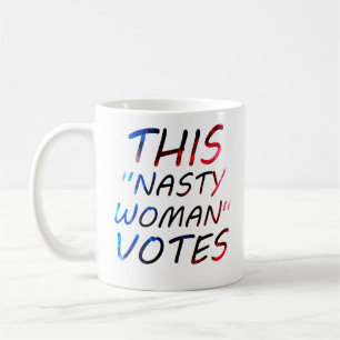 Retro This Nasty Women Votes White Coffee Mug