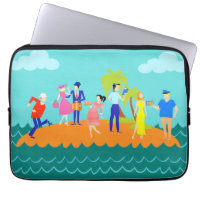Retro Three Hour Tour Laptop Sleeve