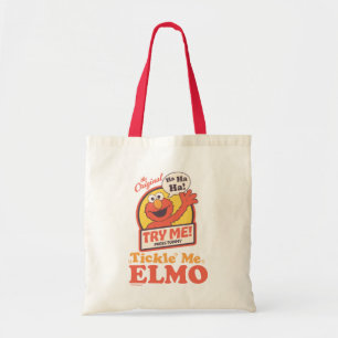 Retro Tickle Me Elmo Waving Graphic Tote Bag
