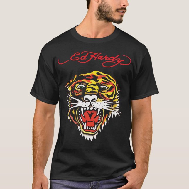 Retro Tiger Head T-Shirt (Front)