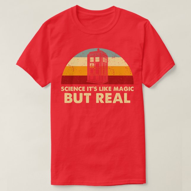 Retro Time Machine T-Shirt (Design Front)