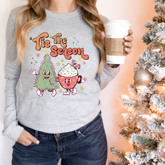 Retro Tis the Season Christmas  T-Shirt