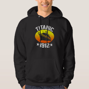 Retro Titanic 1912 Cruise Vessel Vintage Ship 1 Hoodie