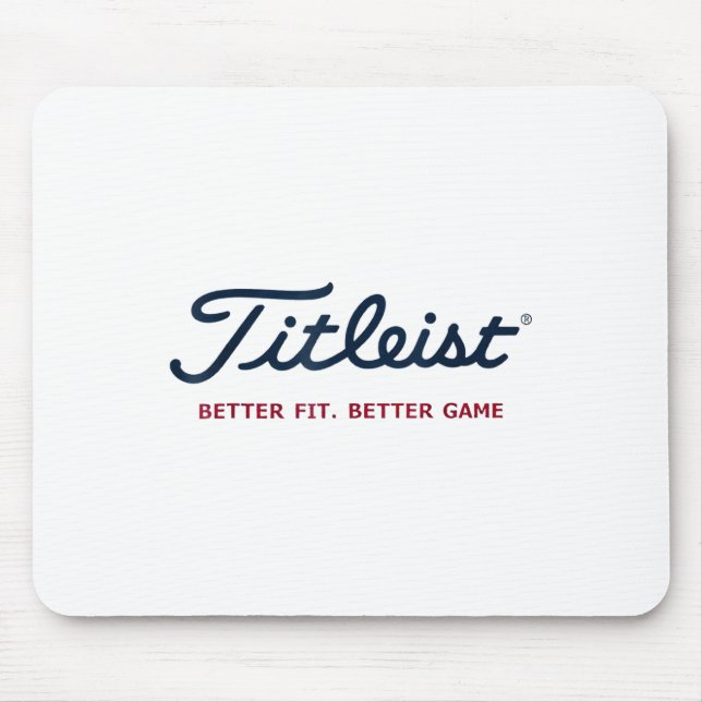 Retro Titleis-t Better Fit Better Game  Mouse Pad (Front)