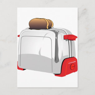 Retro Toaster Postcard