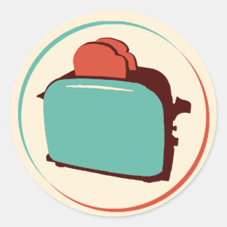 Retro Toaster stickers (sheet of 20)