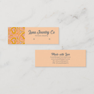 Retro Topographic Jewellery Business Card